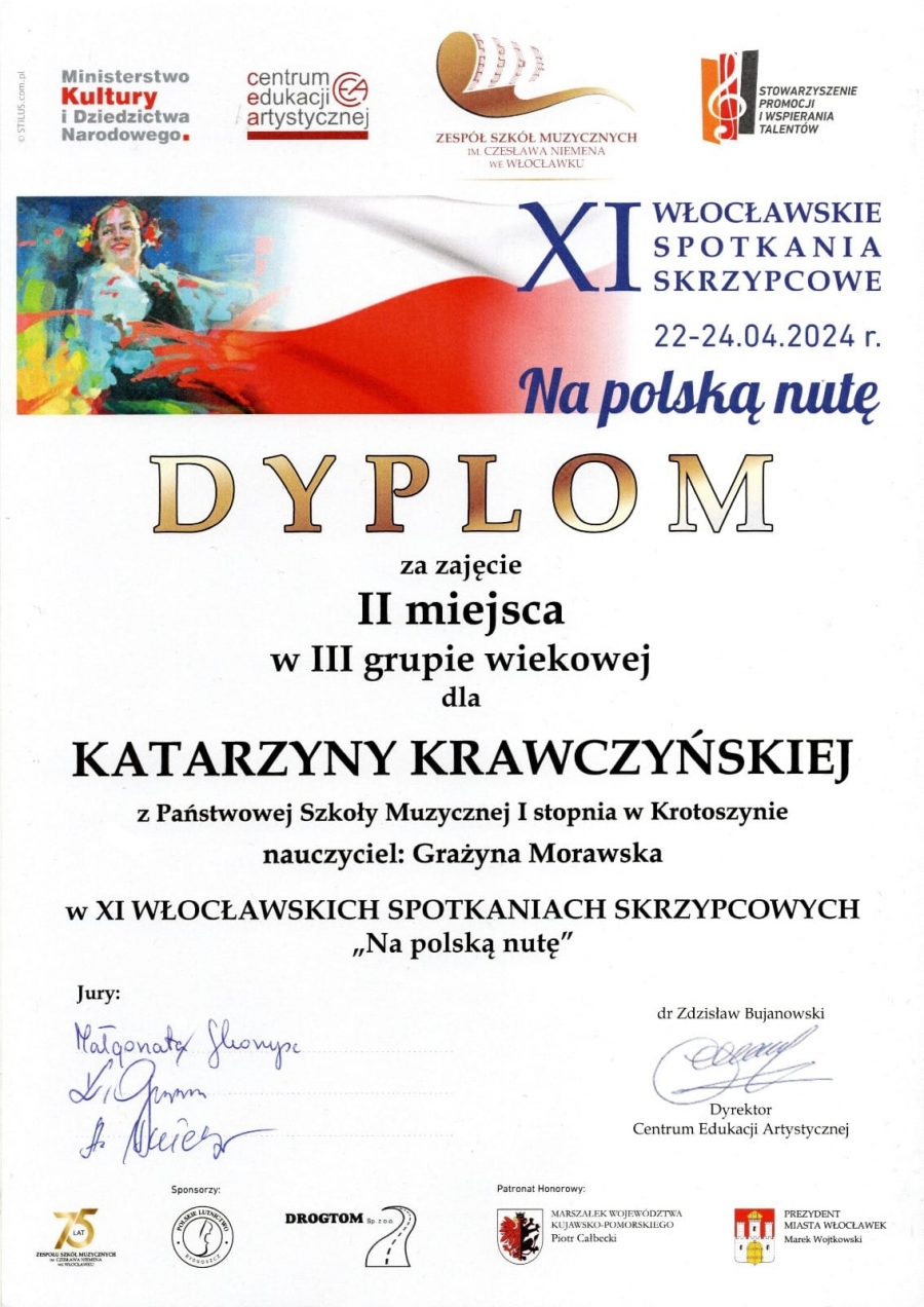 XI Włocławskie spotkania skrzypcowe - Katarzyna Krawczyńska